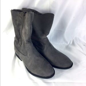 Maurices Women’s Darcie Faux Bootie Boot Gray